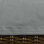 Modway - Immerse Convoquer / Séjourner / Invoquer Loveseat et usage varié Terrasse extérieure Housse de meubles, Gris-Revêtement polyester et PE