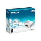 TP-LINK – Port MFP USB 2.0 unique et serveur de stockage (TL-PS310U)-Partagez jusqu'à 4 appareils USB sur réseau à domicile ou au bureau au moyen d'un concentrateur USB 