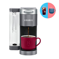 Keurig K-Supreme - Cafetière une tasse à la fois pour capsule K-Cup  avec technologie MultiJet - Gris-Technologie MULTIJET : Permet d’extraire davantage le goût riche et tous les arômes du café à chaque infusion (par rapport à la cafetière chef de file Keurig K-Classic avec une capsule K-Cup de café The Original Donut Shop)