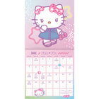 DateWorks - 2026 Calendrier Mural 16 Mois - 12 po x 12 po - Hello Kitty - Bilingue -Divertissement