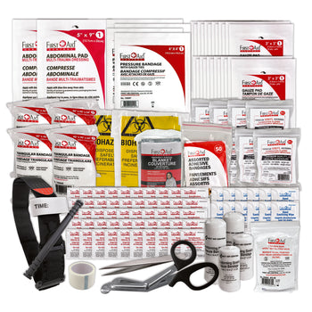 Trousse de premiers soins moyenne boitier métal CSA type 2