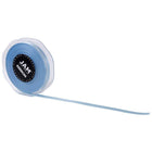 JAM Paper - Ruban de satin double face - 3/8" de large x 25 m - Bleu bébé-Taille : 0,375 po x 25 mètres
