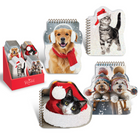 Rosedale - Blocs-notes pour animaux de compagnie Christmas - 80 Feuilles - Assorti-80 feuilles lignées