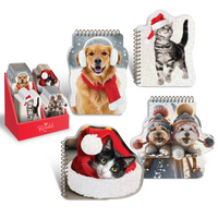 Rosedale - Blocs-notes pour animaux de compagnie Christmas - 80 Feuilles - Assorti-80 feuilles lignées