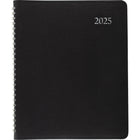 Staples - Agenda mensuel 2025 - 8 3/4 po H x 6 7/8 po l - Noir - Bilingue-14 mois : decembre 2024 à janvier 2026
