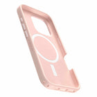 OtterBox - Coque Symmetry avec MagSafe pour iPhone 16 Pro - Rose pastel-Ancrages intégrés pour attacher des sangles et des breloques