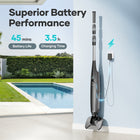 Aiper - Aspirateur de piscine portatif Pilot X1 avec système anti-obstruction, aspiration 1 260 gal/h, double filtre, design léger-7
