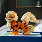 LEGO - Pokémon Arcanin-Positionnez la queue, les jambes, les pieds, la tête et la bouche articulés de la figurine LEGO