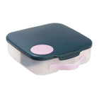 b.box - Boîte à lunch - Rose Indigo-Convient pour un sandwich entier, des pâtes ou des salades – avec un pack réfrigérant pour garder les repas frais plus longtemps
