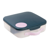 b.box - Boîte à lunch - Rose Indigo-Convient pour un sandwich entier, des pâtes ou des salades – avec un pack réfrigérant pour garder les repas frais plus longtemps