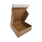 Reliabag - Boîtes d'expédition en papier kraft ondulé auto-adhésives - 9" x 9" x 2" - Paquet de 40-Léger, écologique, durable et robuste