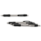 Paper Mate - Stylo-bille Profile rétractable – 1,4 mm – noir – paquet de 4-Une encre fiable et vive illumine vos notes