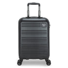 Roots - Chalet 19 po Valise de cabine rigide - Noir-Fabriqué à partir d'un matériau ABS léger de haute qualité et idéalement conçu pour faire face aux chocs lors des voyages, et aux événements météorologiques.