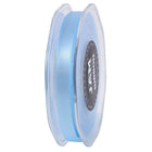 JAM Paper - Ruban de satin double face - 3/8" de large x 25 m - Bleu bébé-Les rubans sont parfaits pour emballer des cadeaux, des vêtements, décorer ou attacher autour de bouteilles gastronomiques et de paniers cadeaux