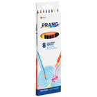 Prang - Crayons de couleur à gross mine - couleurs assorties - paquet de 8-Le boîtier en bois véritable assure un affûtage constant et facile