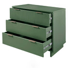 Manhattan Comfort - Granville commode et chiffonnier modernes - vert sauge - ensemble de 2-Assemblage à domicile requis Tout le matériel inclus