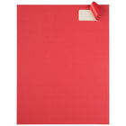 JAM Paper Étiquettes postales, 2 5/8 x 1 po, papier kraft rouge, 30 par page, 480 par paquet-Matériau : papier
