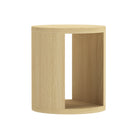 Manhattan Comfort - Table d’appoint contemporain Alure 20" - Chêne naturel-Finition stratifiée à effet bois qui apporte profondeur et attrait contemporain
