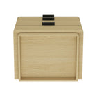 Manhattan Comfort - Table de nuit moderne Payton 26" - Chêne naturel et noir-Garantie limitée du fabricant de 30 jours