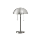 Monarch Specialties - Luminaire - 20 po H Lampe De Table - Métal Argenté - Contemporain - Moderne-Modernisez votre décoration intérieure avec cette lampe de table en métal argenté d'inspiration rétro de 20 pouces de haut, dotée d'une base ronde et d'un abat-jour en forme de dôme en forme de champignon d'inspiration rétro, parfaite pour mettre en valeur une table de bout ou d'appoint, une table de nuit ou une table console