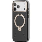 Torras - Coque Ostand Q3 VegSkin pour iPhone 17 Pro Max - Noir-Support magnétique rotatif 360°. Angles de vision illimités, praticité à 360°. Intégration affleurante, sans épaisseur supplémentaire au dos. Force magnétique de 18 N pour une expérience sans fil rapide et ininterrompue.