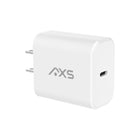 AXS - Chargeur mural 30W PROCharge USB-C PD Essential - Blanc-La technologie Power Delivery embarquée fournit une charge puissante et efficace sans surchauffer