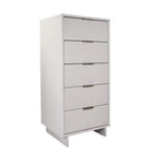 Manhattan Comfort - Granville commode moderne haute et étroite 23,62" - blanc-17,72 po L x 23,62 po l x 48,98 po H
