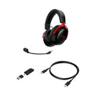 HP - Casque de jeu sans fil HyperX Cloud III S - Noir/Rouge-L'activation à vie de DTS Spatial Audio³ vous offre une expérience audio immersive sur PC grâce à une localisation sonore précise et un environnement sonore 3D virtuel