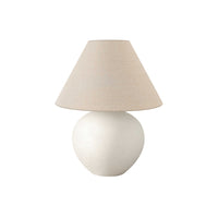 Monarch Specialties - Luminaire - 16 po H Lampe De Table - Abat-Jour Crème - Crème Céramique - Contemporain-Illuminez votre bureau, votre salon ou votre chambre avec cette élégante lampe de table en forme de globe de 16 pouces de haut, à base en céramique crème et surmontée d'un abat-jour empire en lin crème légèrement contrastée pour un attrait subtil et contemporain