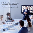 EMEET - Kit haut-parleur et microphone de conférence Luna Plus Meeting-2600 mAh de capacité de batterie pour 10 heures d'utilisation continue