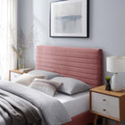 Modway - Tranquil Chenal Touffé Tête de lit King/King de Californie, Rose poussiéreuse-Rembourrage en mousse dense