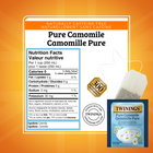 Twinings - Sachets de tisane camomille pure - paquet de 50-Faites infuser un sachet dans de l’eau fraîchement bouillie pendant 3 à 4 minutes selon l’intensité désirée