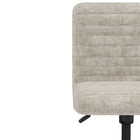 Brassex - Nestor Chaise de bureau - beige-Roulettes doubles en nylon pour une mobilité facile