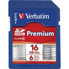 Verbatim Carte Premium SDHC de 16 Go (Classe 10)-Capacité de 16 Go