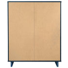 Manhattan Comfort - Granville commode haute moderne 37,8" - bleu minuit-17,72 po L x 37,80 po l x 48,98 po H