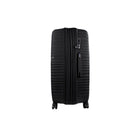 TRAVLR - Valise d'enregistrement légère à coque rigide, 24 po - Noir-Système d'expansion à fermeture éclair pour 20 % d'espace de rangement en plus