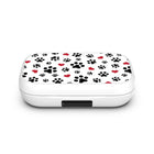 MyBat - Écouteurs Open-Ear XL MyBat Design Lab - Paw Prints & Hearts - Blanc-Connexion Bluetooth - Appairage instantané pour une écoute sans fil fluide