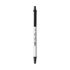 BIC - Stylos à bille Clic Stic à pointe rétractable - 1,0 mm - noir - Paquet de 12-Barillet rond confortable