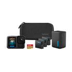 GoPro - Caméra d'action HERO13 Black avec pack d'alimentation étendu-HERO13 Black est compatible avec les objectifs de la série HB qui vous permettent de configurer instantanément votre appareil photo pour une variété de clichés spécialisés. Le mod Ultra Wide Lens est l’objectif point de vue ultime pour des scènes pleines d’action et des paysages épiques. Le mod Macro Lens capture les gros plans avec un niveau de détail époustouflant.