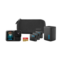 GoPro - Caméra d'action HERO13 Black avec pack d'alimentation étendu-HERO13 Black est compatible avec les objectifs de la série HB qui vous permettent de configurer instantanément votre appareil photo pour une variété de clichés spécialisés. Le mod Ultra Wide Lens est l’objectif point de vue ultime pour des scènes pleines d’action et des paysages épiques. Le mod Macro Lens capture les gros plans avec un niveau de détail époustouflant.