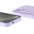 Avana - Coque Velvet Compatible MagSafe Galaxy S25 - Lavande-Protection contre les chutes jusqu'à 3 mètres
