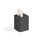 LOGiiX - Vibrance Power Mini 30W USB-C Chargeur Mural - Noir-Le Vibrance Power Cube Mini, compact et coloré, charge les smartphones jusqu'à 3 fois plus rapidement