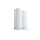 Netgear - RBE772-100CNS Orbi 770 Series Full Home Tri-Band Mesh - Système Wi-Fi 7 - Paquet de 2-Performances Wi-Fi 7 de pointe, Wi-Fi dans toute la maison avec des vitesses Wi-Fi jusqu'à 11 Gbit/s et une couverture à 360° jusqu'à 5 500 pieds carrés, de la porte d'entrée à la cour arrière