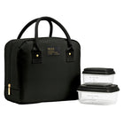Fit And Fresh - Sac à lunch bloomington avec 2 contenants - noir-Du travail à la fin de semaine, ce fourre-tout isotherme transporte plus que votre lunch. Il sert de sac pour bouteille, mini sac-glacière ou trousse à cosmétiques… Parfait à l’année