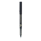 Pilot – Stylos à bille roulante Hi-Tecpoint V7 – pointe fine – Noir – Paquet de 12  -Couleurs vives et homogènes