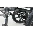 BIOS Living - Fauteuil Roulant Phoenix 55,8cm-Siege rembourre en PVC avec pochette de rangement a l'arriere