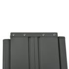 Outsunny - store latéral double rétractable 236 po x 71 po - blanc crème-Cadre en métal de qualité, rendant ce store latéral durable et résistant à la rouille
