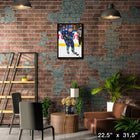 Elias Pettersson 20x29 sur toile Canucks Action-V - Toile encadree - 22" x 31"-Sous licence officielle de la LNH et de l'AJLNH