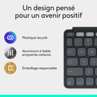 Logitech - Keys-To-Go 2, clavier sans fil portable pour iPad avec protection intégrée - Graphite-Largeur de touche de 18 mm, Touches à microcharnières avec course de 1 mm