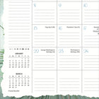 Lang - 2026 Oiseaux Chanteurs Calendrier de Bureau Bloc-Notes Mensuel - 11 po H x 17 po l - Anglais-Support cartonné rigide